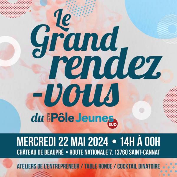 Le Grand Rendez-vous du Pôle Jeunes Sud  ! Clôture inscription le 8 mai !